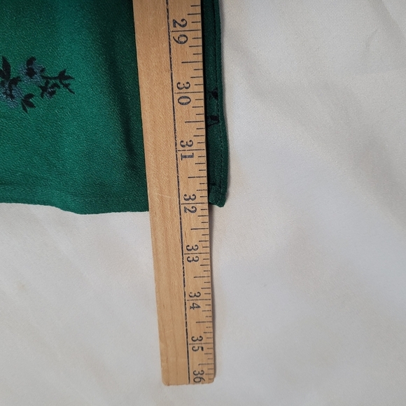 Band of the Free Etta Emerald Black Floral Midi Skirt Women's Size XS NWT - Picture 12 of 14